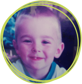 Kierran, who died in 2003, aged six